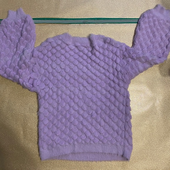 Andrew Marc New York Lilac Knit Sweater - Picture 4 of 4